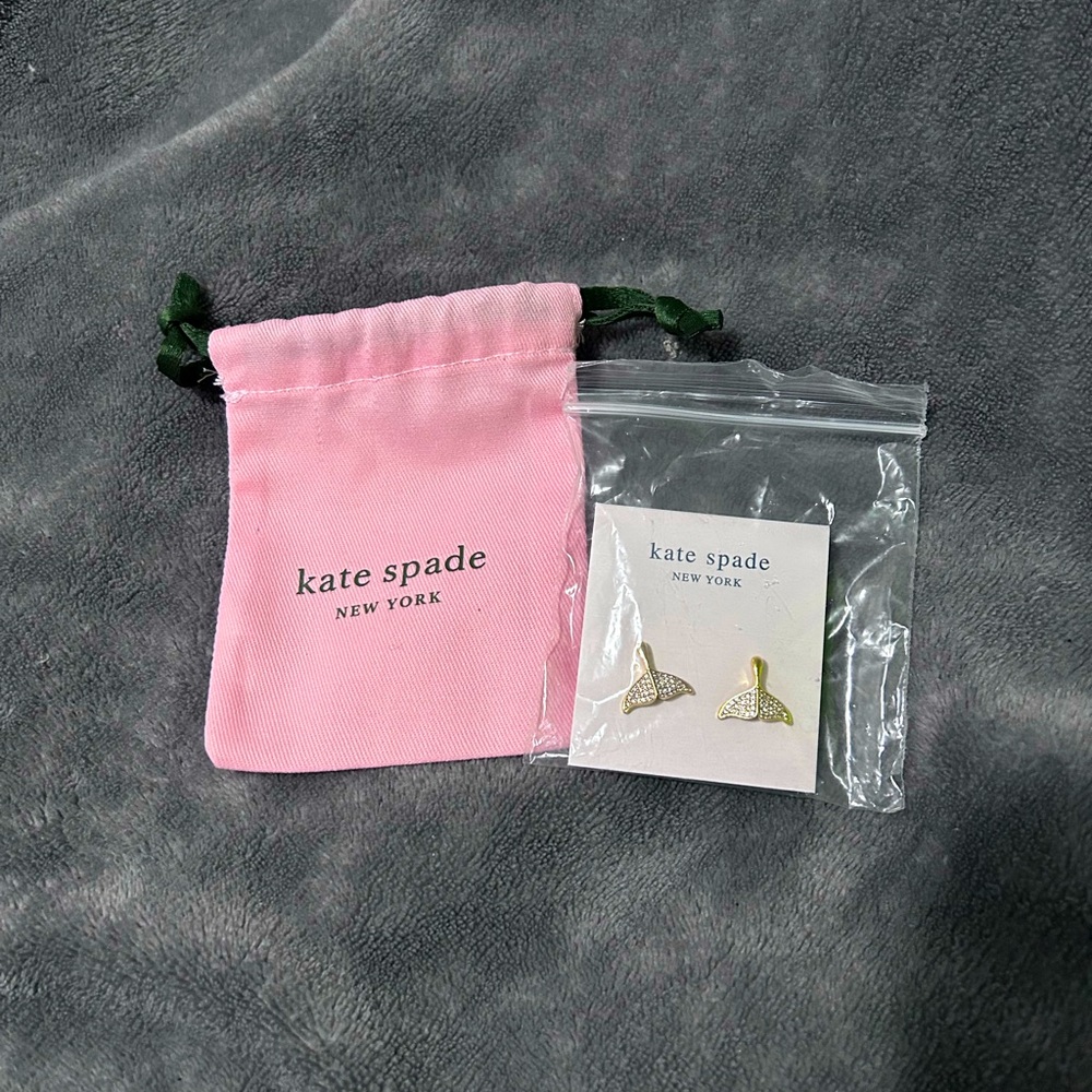 Kate Spade Whale Stud Earrings